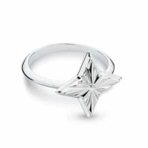 Silver empire astoria ring