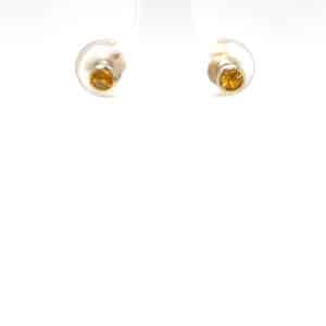 9ct citrine stud earrings