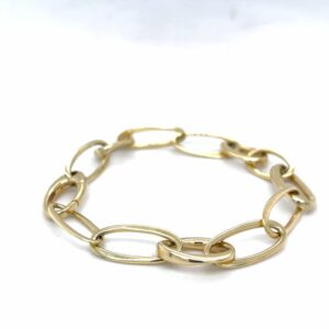 9ct oversized oval bracelet